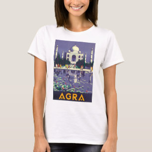 T-shirt Affiche de Vintage voyage d'Âgrâ