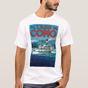 T-shirt Affiche de Vintage voyage de Lago Di Como