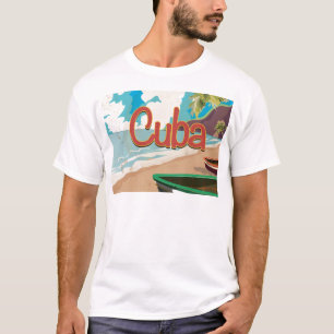 T-shirt Affiche de Vintage voyage du Cuba