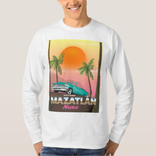 T-shirt Affiche de voyage à Mazatlán au Mexique