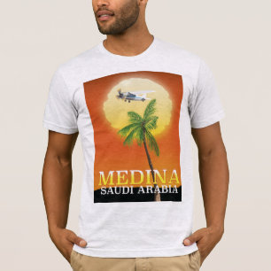 T-shirt Affiche de voyage à Médine en Arabie Saoudite
