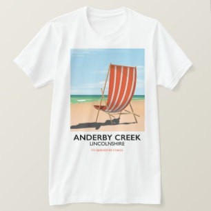 T-shirt Affiche de voyage Alderby bord de mer