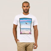 T-shirt Affiche de voyage aux Philippines (Devant entier)