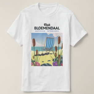 T-shirt Affiche de voyage Bloemendaal Amsterdam