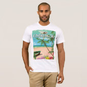 T-shirt Affiche de voyage Carriacou (Devant entier)