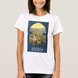 T-shirt Affiche de voyage d'Assisi