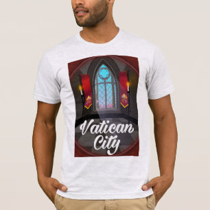 T-shirt Affiche de voyage de bande dessinée de la ville du