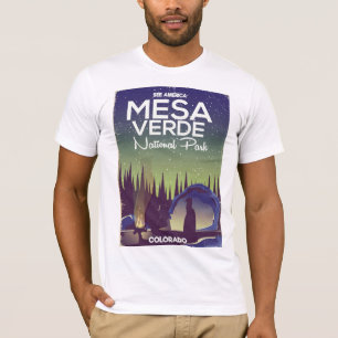 T-shirt Affiche de voyage de camping dans le parc national