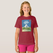 T-shirt Affiche de voyage de la Suisse (Devant entier)