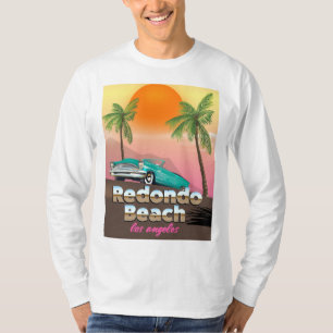 T-shirt Affiche de voyage de Redondo Beach LA