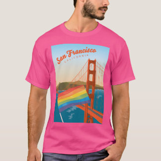 T-shirt Affiche de voyage de San Francisco