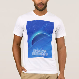T-shirt Affiche de voyage de science-fiction Epsilon Erida