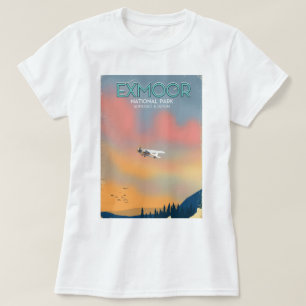 T-shirt Affiche de voyage de style vintage dans le parc na