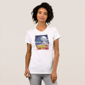 T-shirt Affiche de voyage du Mont Everest (Devant entier)