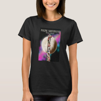 T-shirt Affiche de voyage du Nord-Ouest du Pacifique