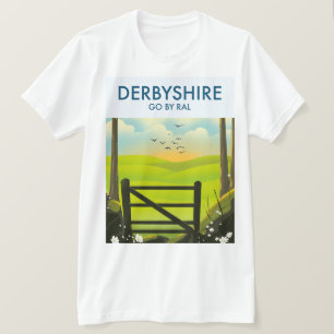 T-shirt Affiche de voyage du paysage Derbyshire
