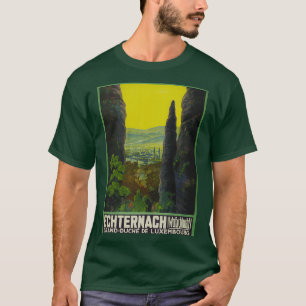 T-shirt Affiche de voyage Echternach vintage