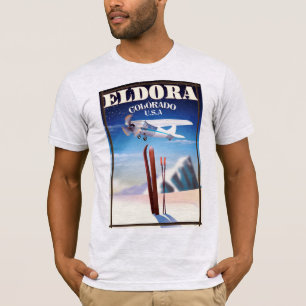 T-shirt Affiche de voyage Eldora Colorado.