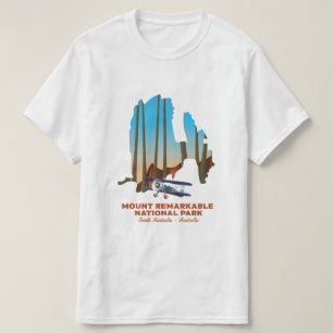 T-shirt Affiche de voyage en Australie du Sud Mont Remarka