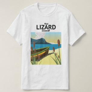 T-shirt Affiche de voyage en bord de mer de Lizard