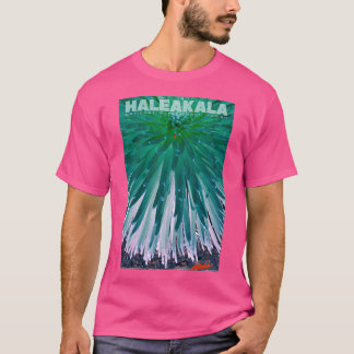 T-shirt Affiche de voyage Haleakala de style vintage