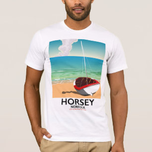 T-shirt Affiche de voyage Horsey Norfolk Beach
