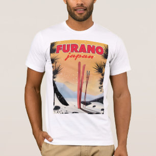 T-shirt Affiche de voyage japonaise Furano.