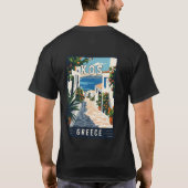 T-shirt Affiche de voyage Kos Grèce (Dos)