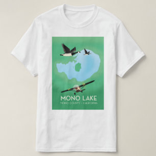 T-shirt Affiche de voyage Mono Lake, comté de Mono, Califo