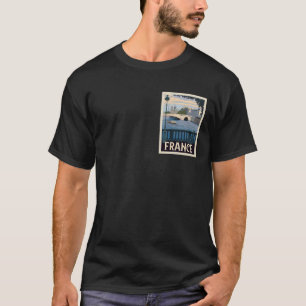 T-shirt Affiche de voyage Paris France