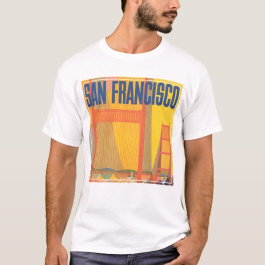 T-shirt Affiche De Voyage Pour Vol Twa À San Francisco (Devant)