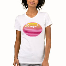 Affiche de voyage rétro brésilienne