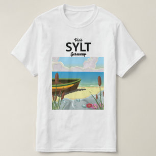 T-shirt Affiche de voyage Sylt Allemagne