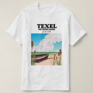 T-shirt Affiche de voyage Texel Pays-Bas