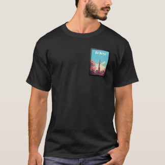 T-shirt Affiche de voyage Tokyo Japon