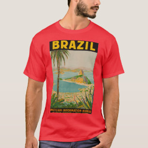 T-shirt Affiche de voyage vintage au Brésil