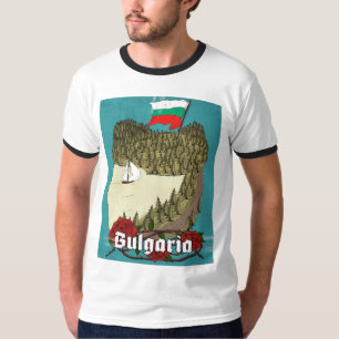 T-shirt Affiche de voyage vintage Bulgarie