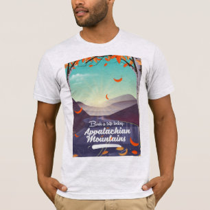 T-shirt Affiche de voyage vintage des Appalaches