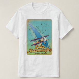 T-shirt affiche de voyage vintage du lac McConaughy.