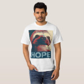 T-shirt Affiche d'espoir de paresse (Devant entier)