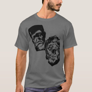 T-shirt Affiche d'horreur Vintage Wolfman Werewolf