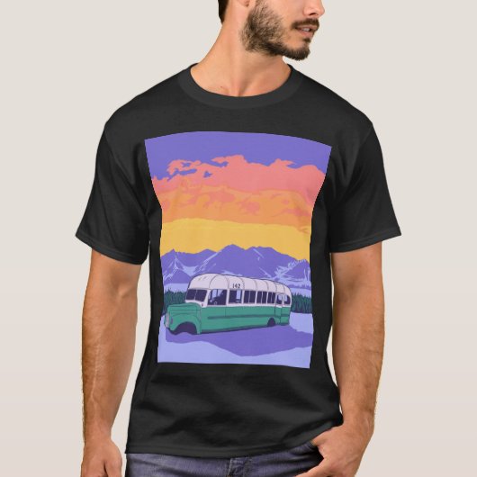 T-shirt Affiche du Bus 142 (Devant)