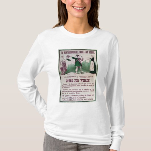 T-shirt Affiche du suffrage des femmes (Devant)
