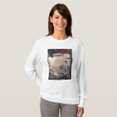 T-shirt Affiche en bois de bateau (Devant entier)