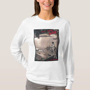 T-shirt Affiche en bois de bateau