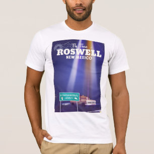 T-shirt Affiche extraterrestre de voyage de route de