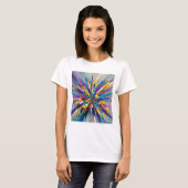 T-shirt Affiche impressionnante design d'art abstrait (Devant entier)