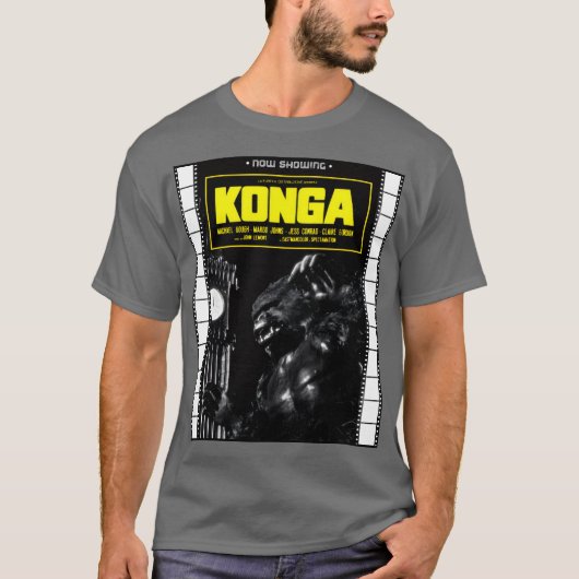 T-Shirt Affiche KONGA des années 60 (Devant)