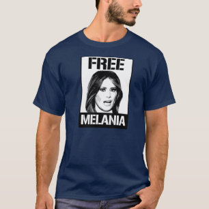 T-SHIRT AFFICHE LIBRE DE MELANIA -