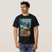 T-shirt Affiche Magie Vintage, Magicien Harry Kellar (Devant entier)